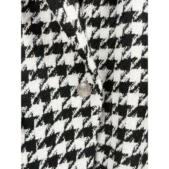 Ellen Tracy Houndstooth Blazer Jacket - Picture 6 of 9
